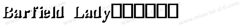 Barfield Lady字体转换